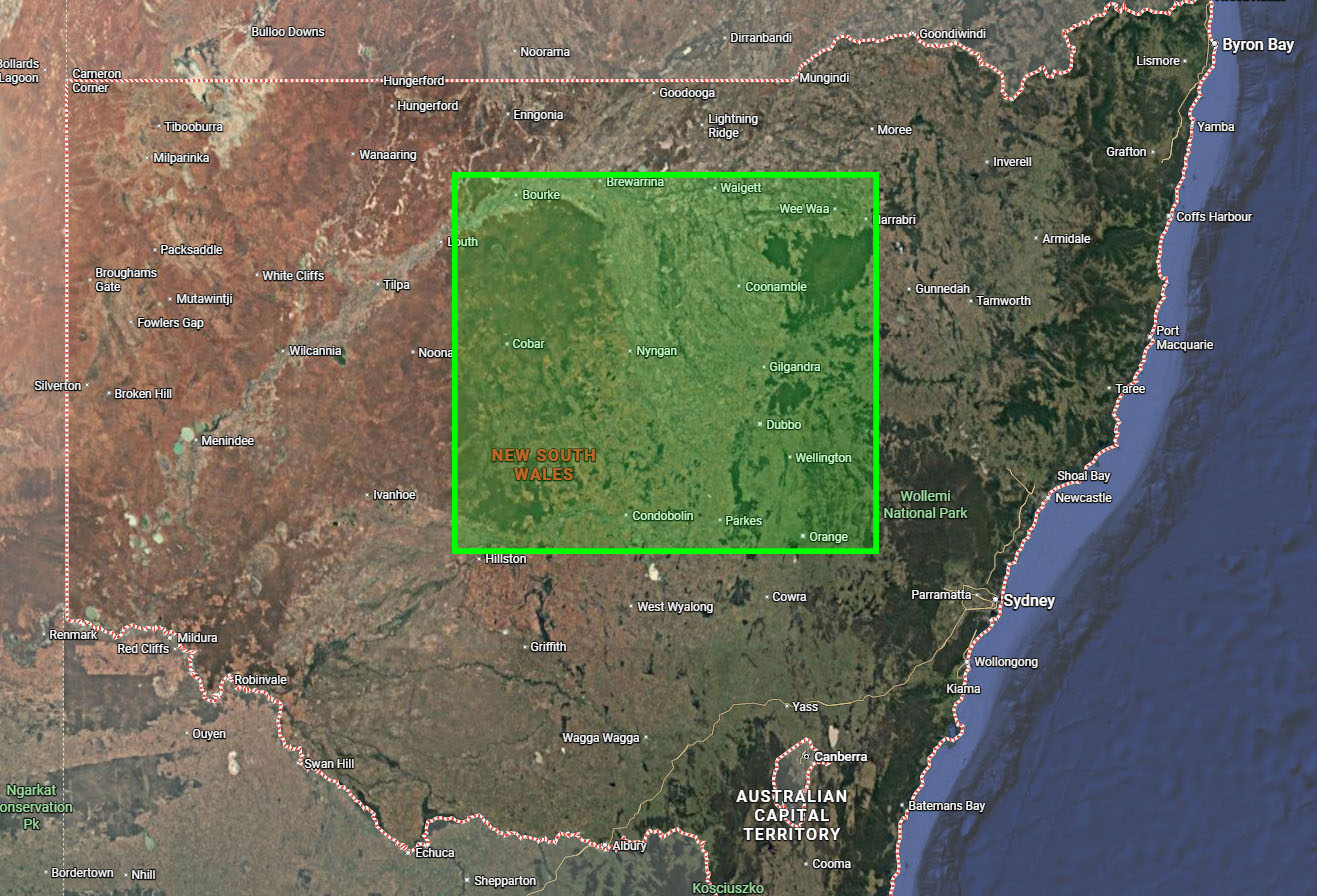 Dubbo Repairs & Maintenance service area map showing Central West and North-West NSW coverage