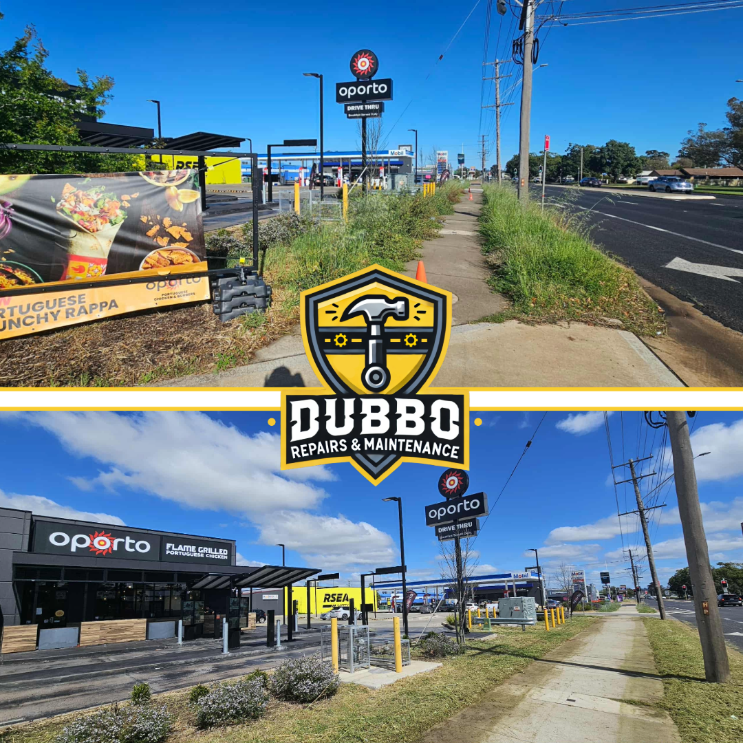 Before: Commercial grounds maintenance and reactive clearance, Dubbo NSW