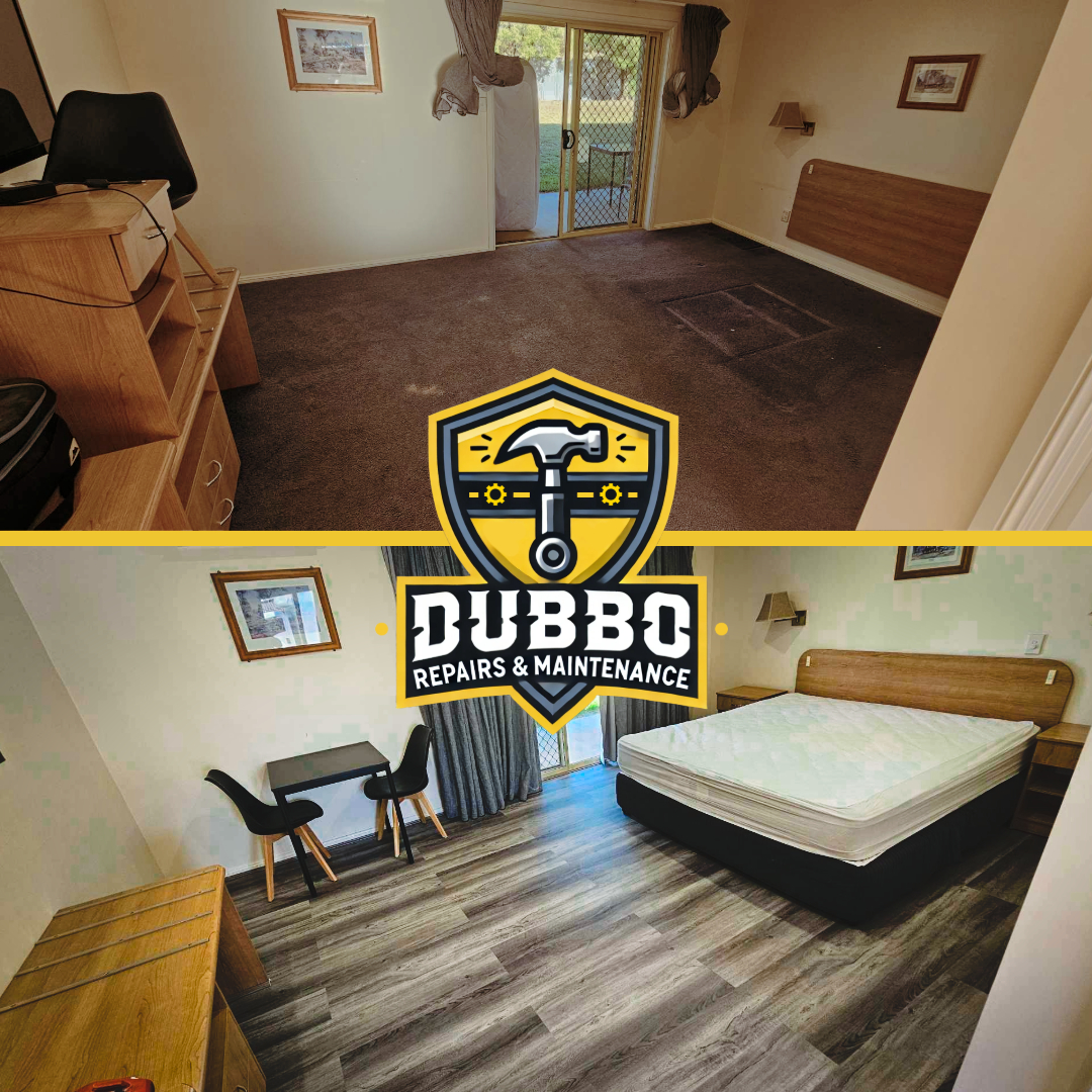 Internal flooring replacement, carpet removal and vinyl plank installation, managed property portfolio