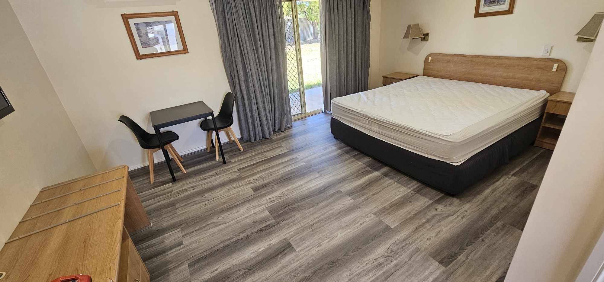After: Commercial flooring refurbishment, vinyl plank installation, Dubbo region